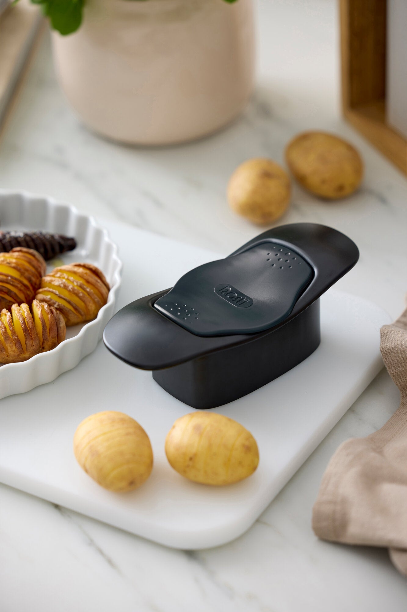 Classic Hasselback-skærer - sort